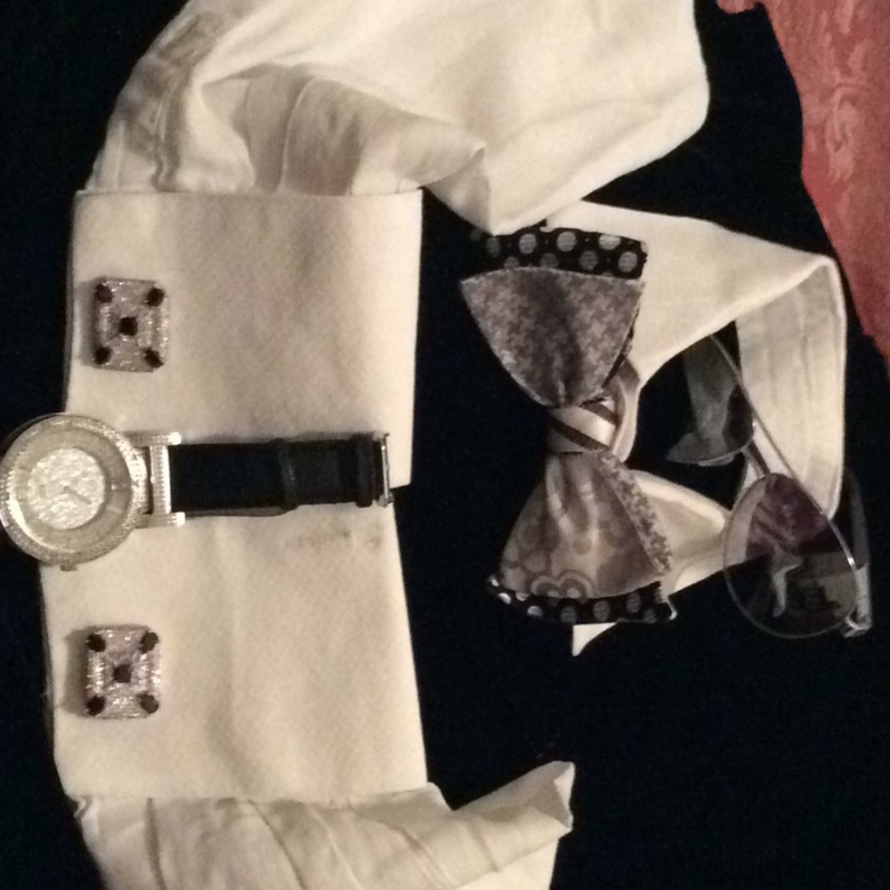 Custom made: bow ties and cufflinks